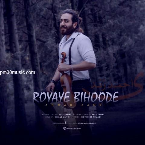 دانلود آهنگ احمد زندی به نام رویای بیهوده