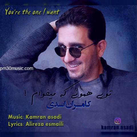 دانلود آهنگ کامران اسدی به نام تویی همونی که میخوام